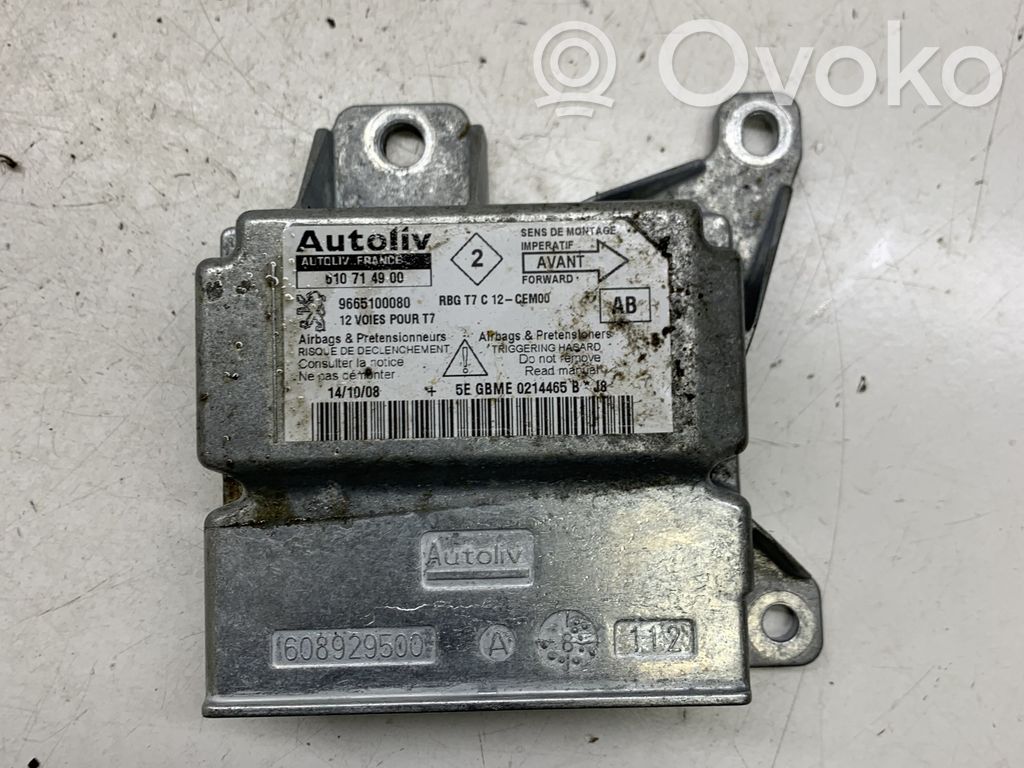 Peugeot 308 Airbag control unit/module 