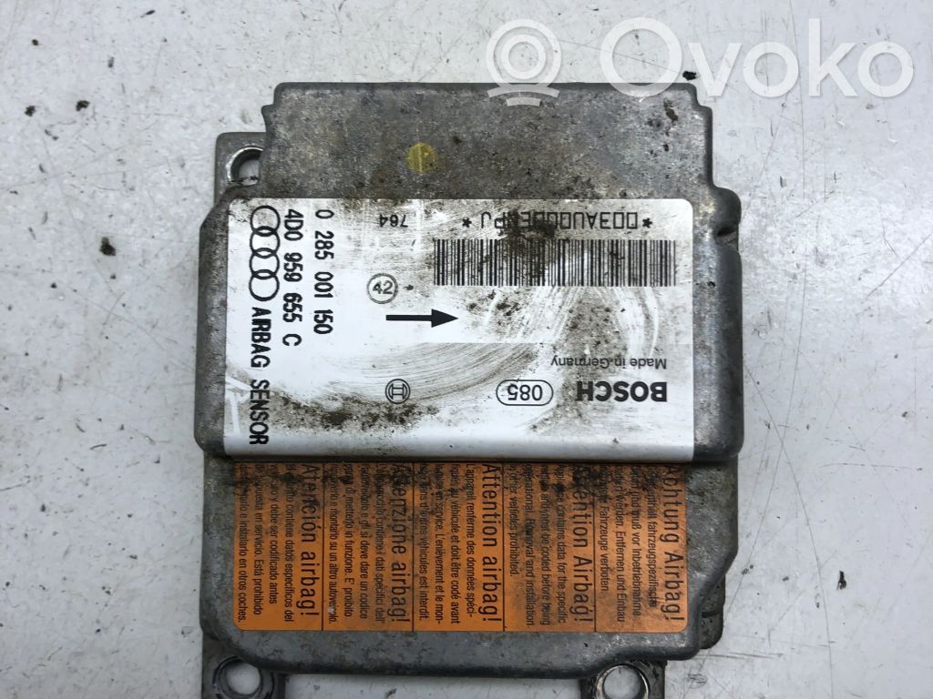Audi A8 S8 D2 4D Module de contrôle airbag 