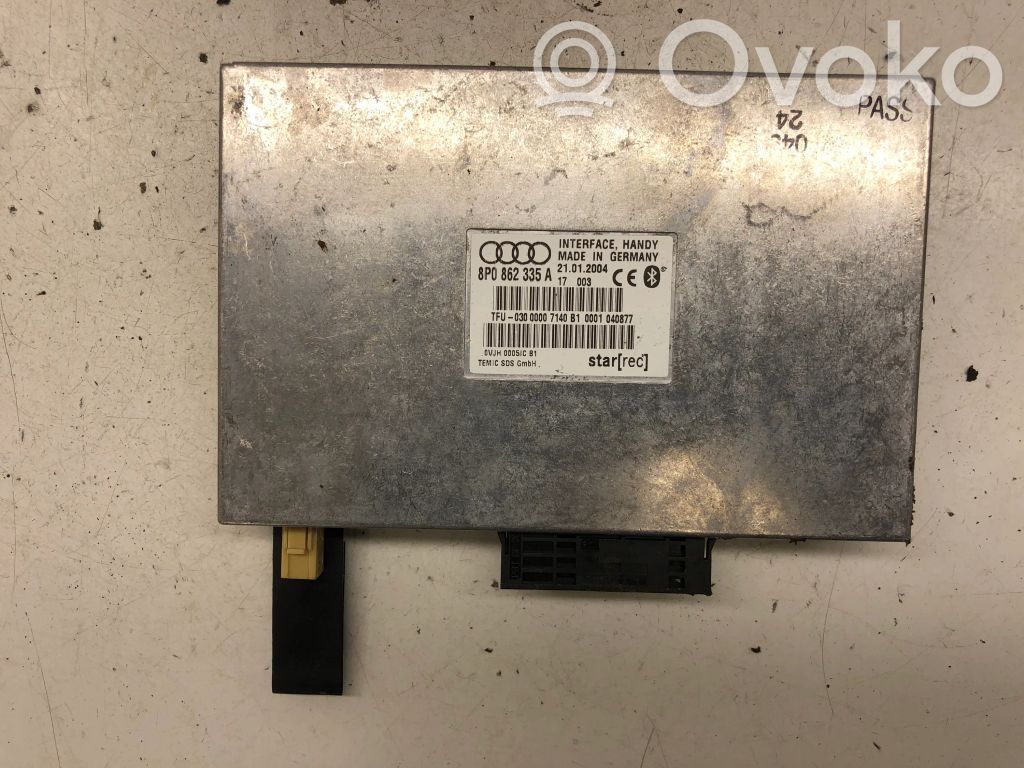 Audi A4 S4 B6 8E 8H Bluetooth modulis 