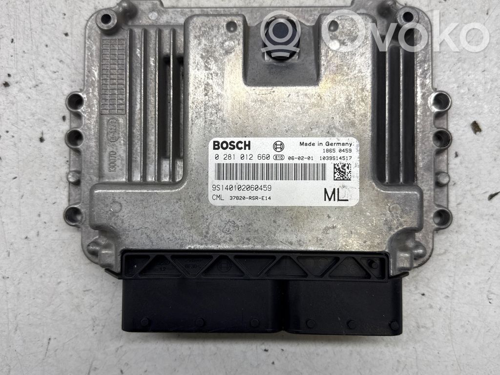 Engine control unit/module   37820RSRE14,0281012660,1039S14517