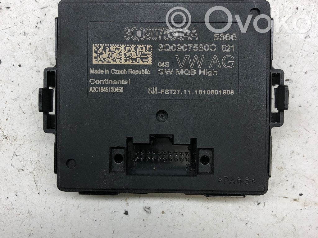 Skoda Superb B8 (3V) Módulo de control Gateway 