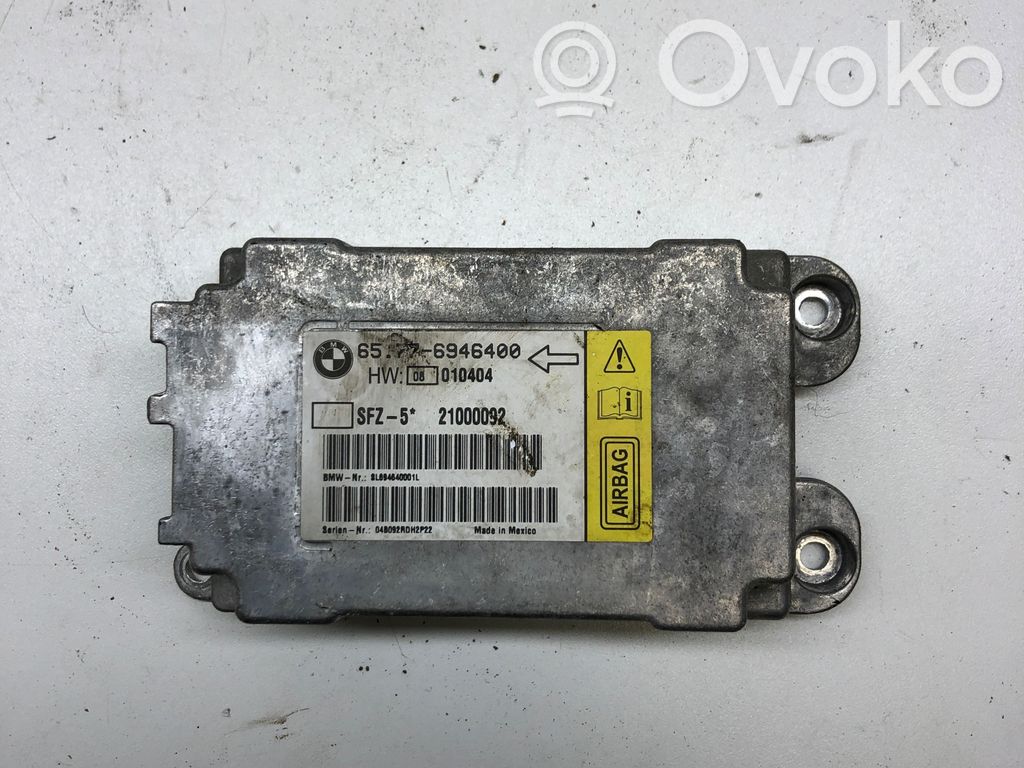 BMW 5 E60 E61 Module de contrôle airbag 