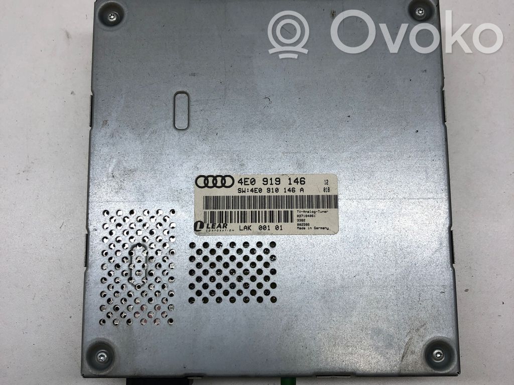 Audi A8 S8 D3 4E Video vadības modulis 
