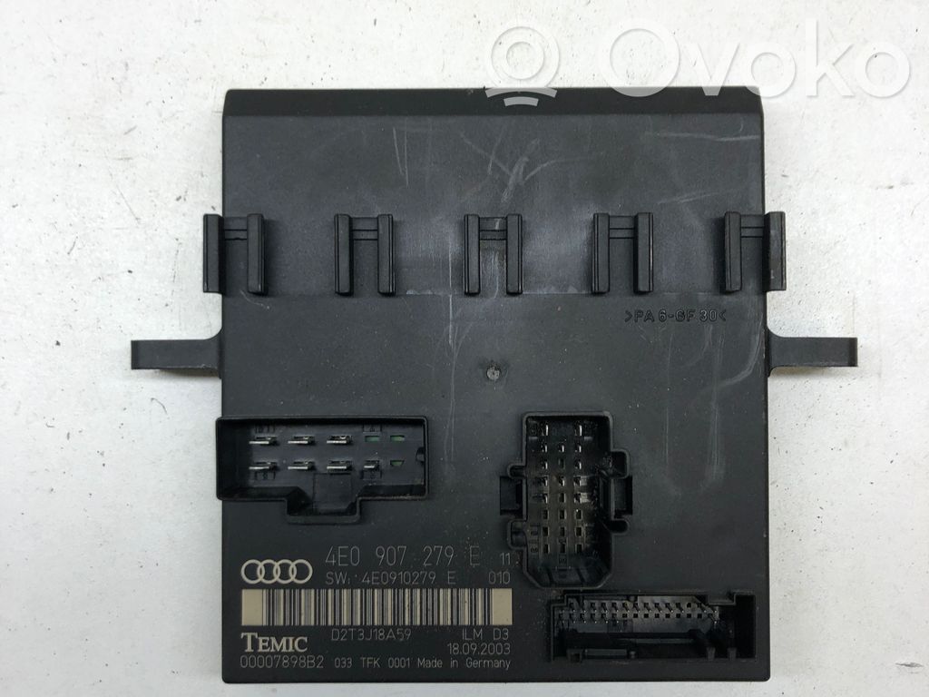 Audi A8 S8 D3 4E Komforta modulis 