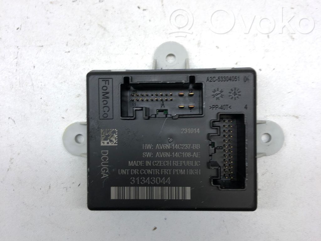 Volvo V60 Unité de commande module de porte 