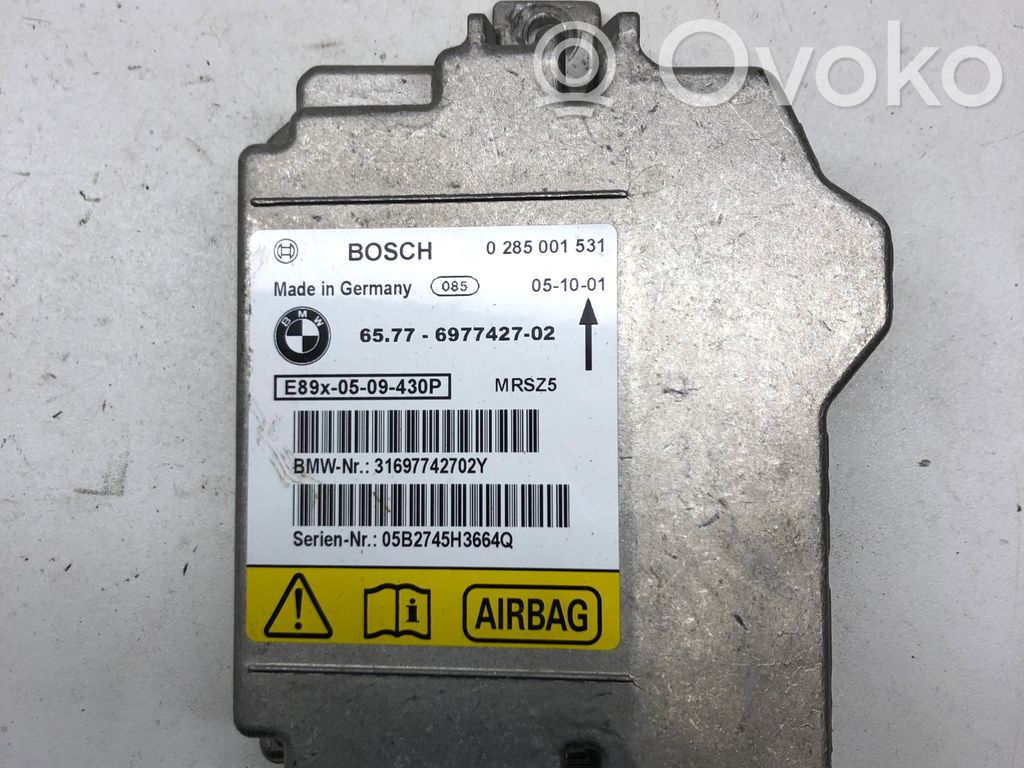 BMW 3 E90 E91 Module de contrôle airbag 