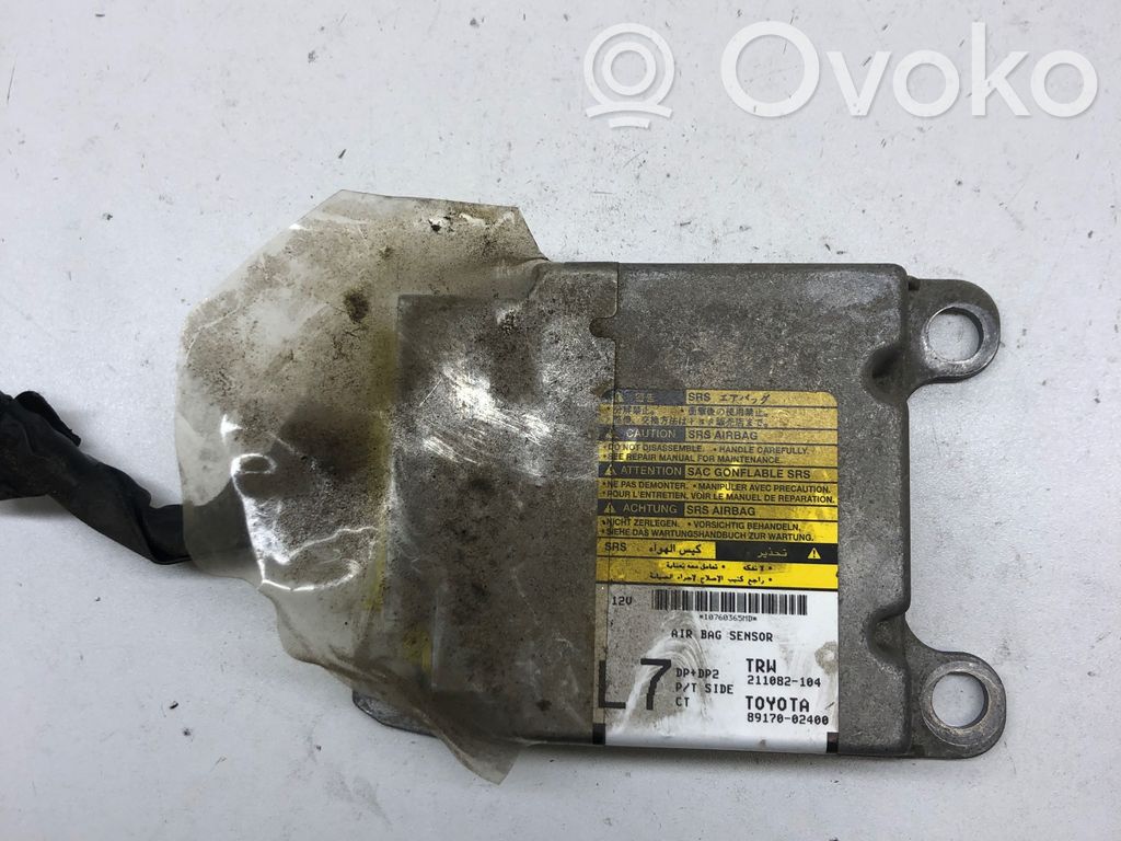 Toyota Corolla E120 E130 Centralina/modulo airbag 