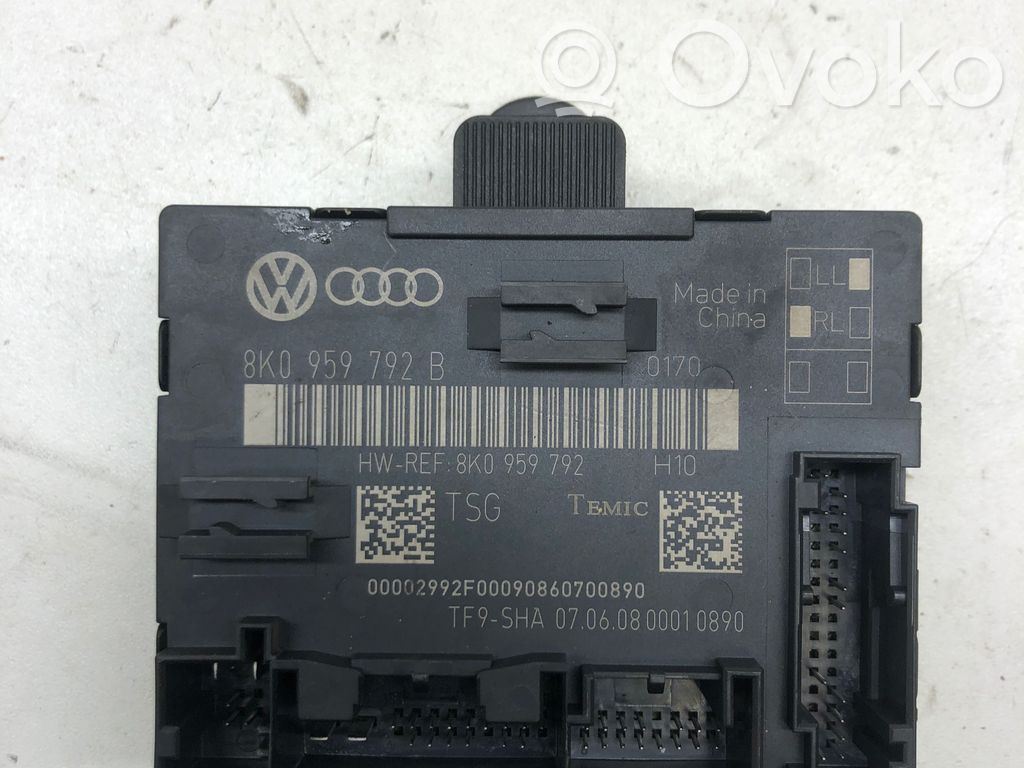 Audi A4 S4 B8 8K Door control unit/module 