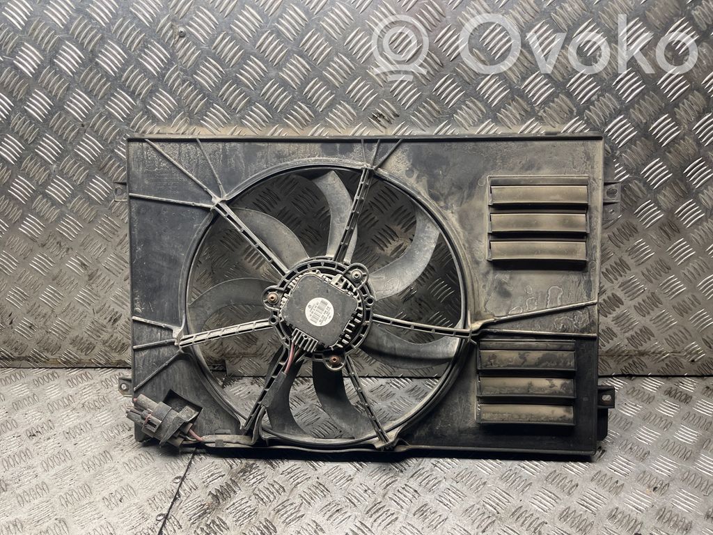 Skoda Octavia Mk2 (1Z) Elektryczny wentylator chłodnicy 