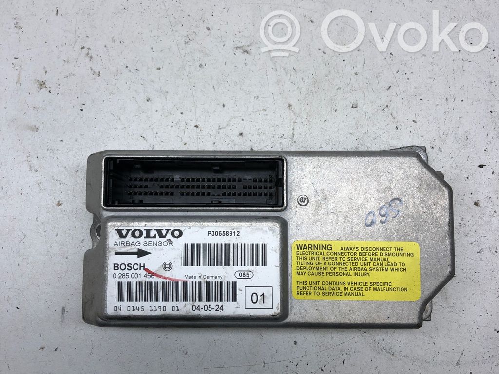 Volvo S60 Centralina/modulo airbag 