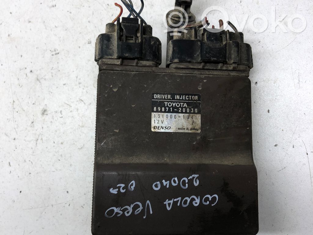 Toyota Corolla Verso E121 Unité / module de commande d'injection de carburant 
