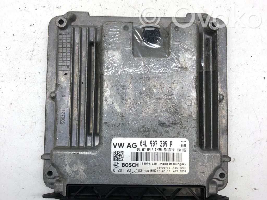 Engine control unit/module   04L907309P,0281031483