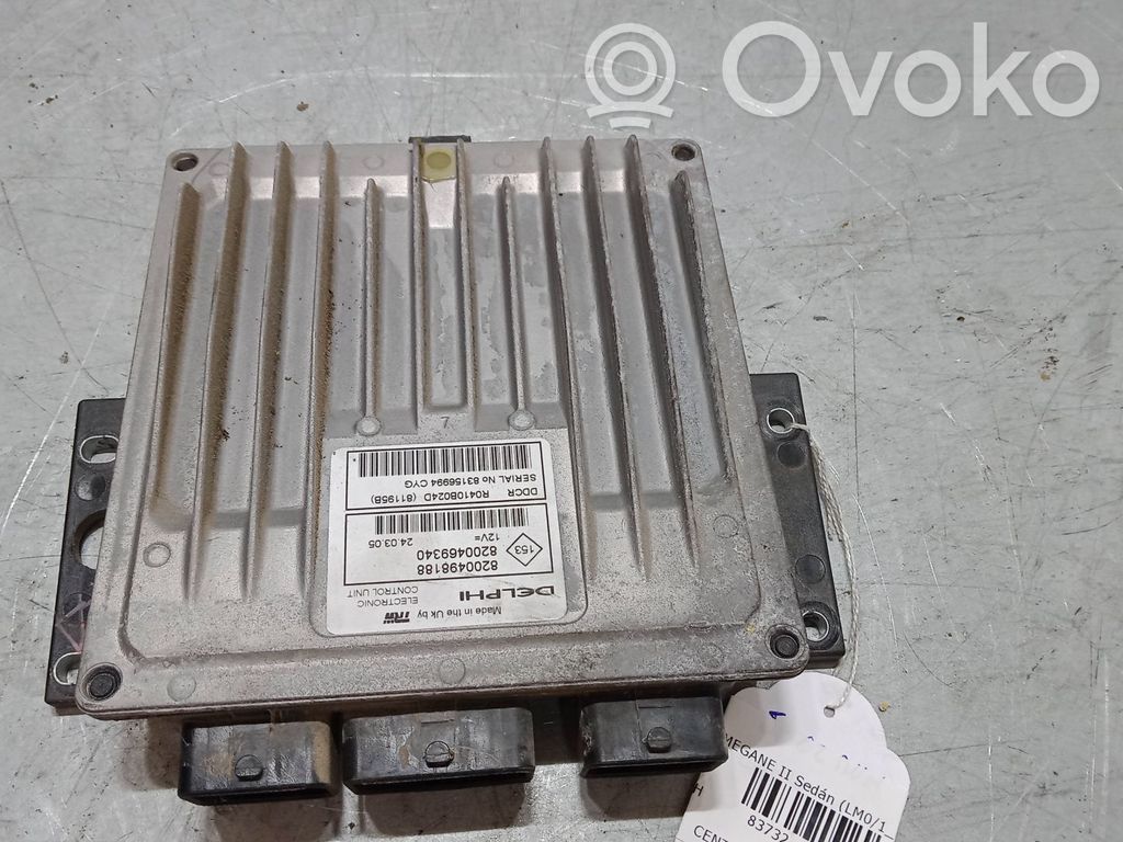Engine control unit/module   8200498188,R0410B024D,8200469340
