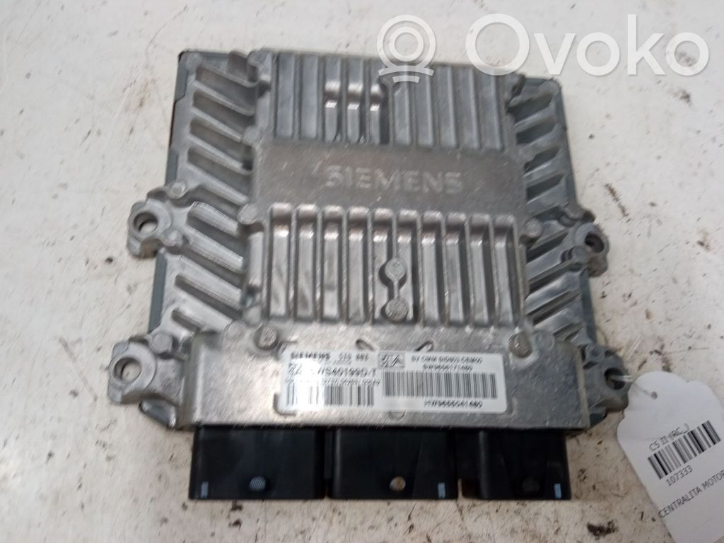 Unidad de control/módulo del motor   9655041480,5WS40199DT