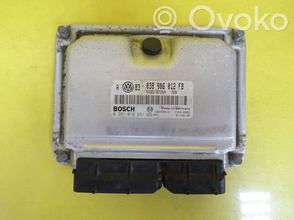 Volkswagen Bora Engine control unit/module 