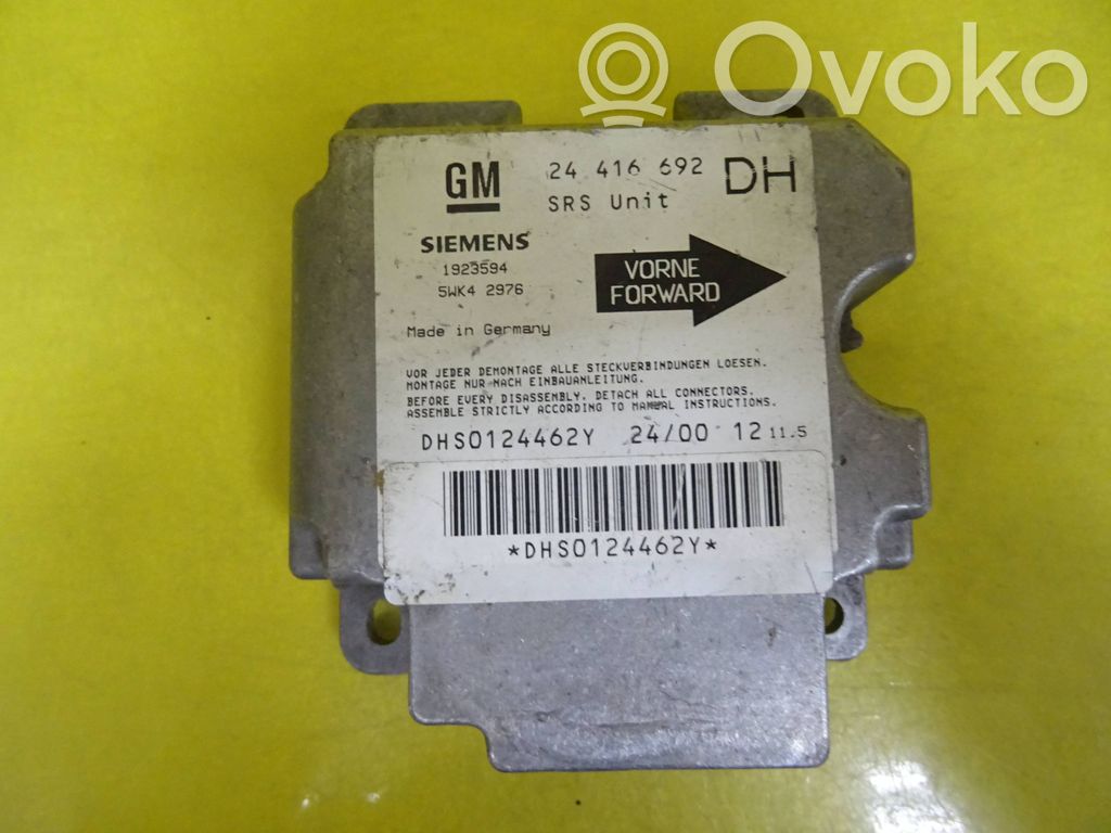 Opel Corsa B Airbag control unit/module 