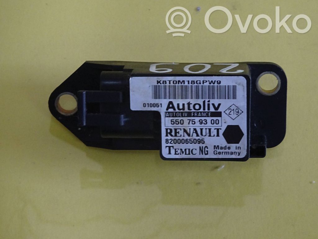 Renault Kangoo I Airbagsensor Crashsensor Drucksensor 