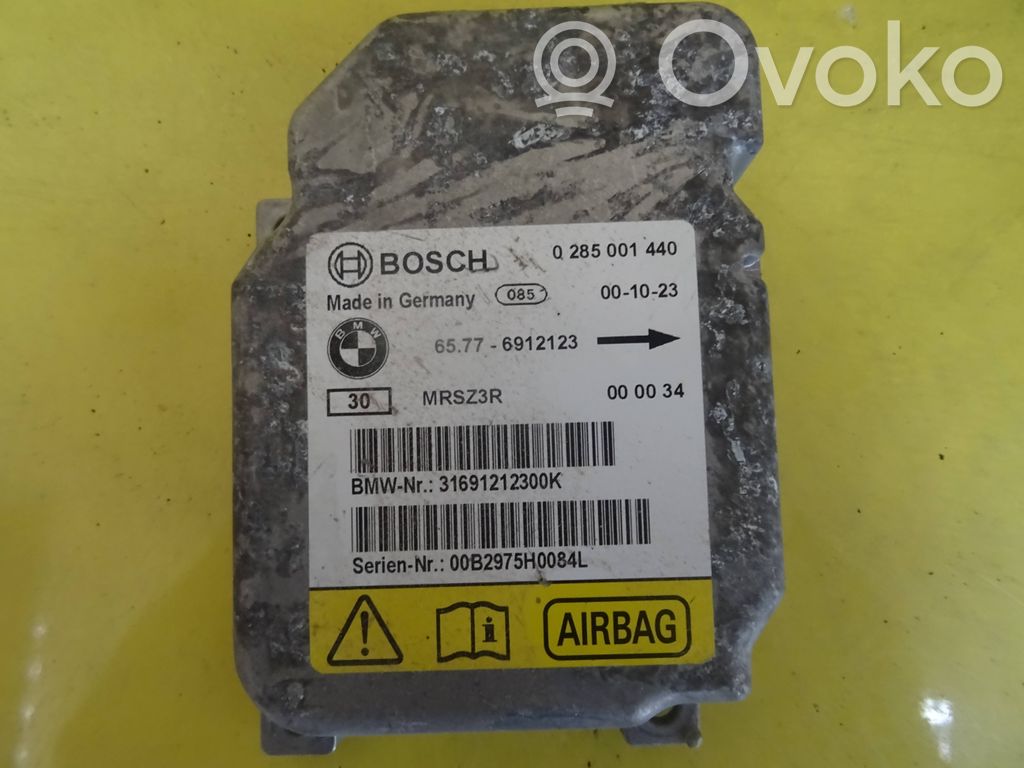 Airbag control unit/module   65776912123,0285001440
