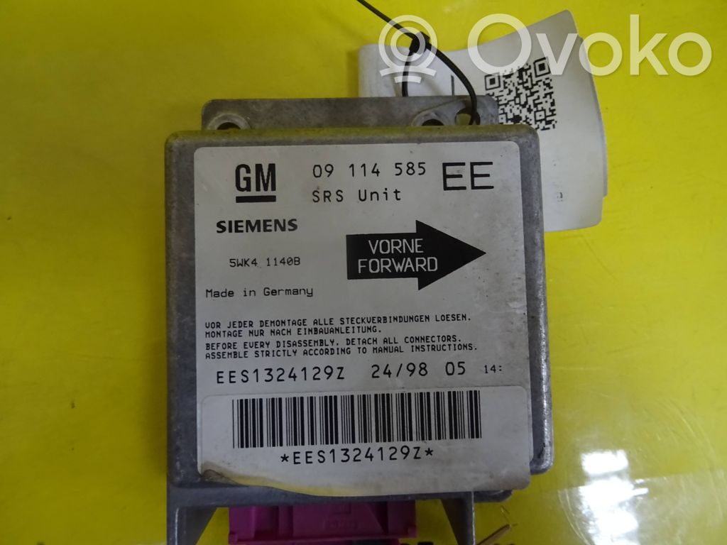 Opel Corsa B Airbag control unit/module 