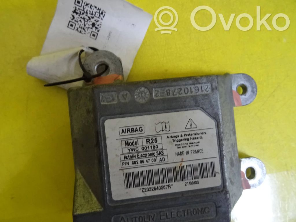 Rover 25 Airbag control unit/module 