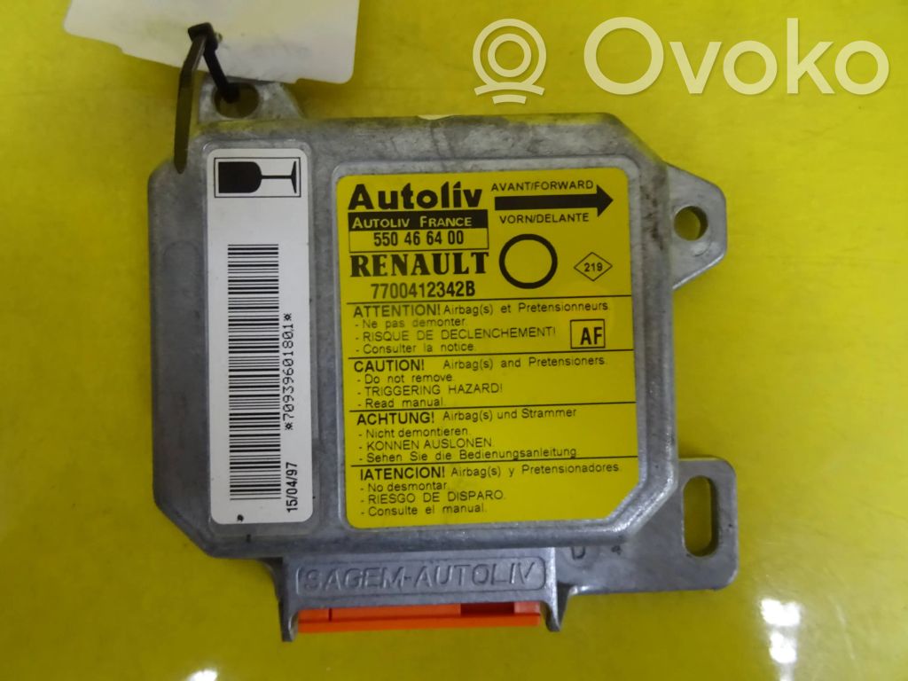 Renault Twingo I Airbag control unit/module 
