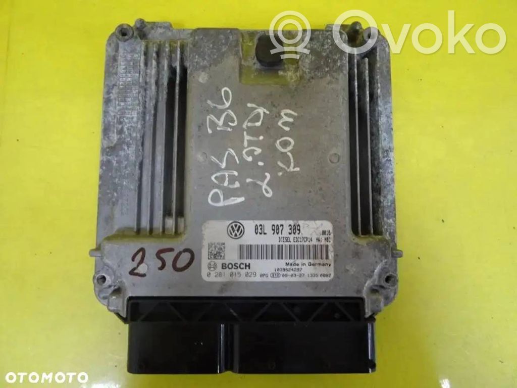 Engine control unit/module   03L907309,0281015029