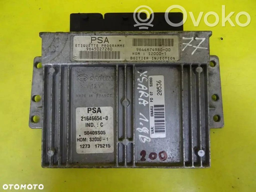 Citroen Xsara Picasso Engine control unit/module 