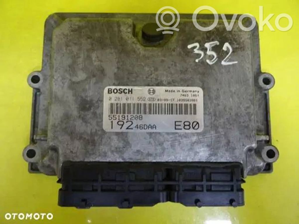 Fiat Stilo Engine control unit/module 