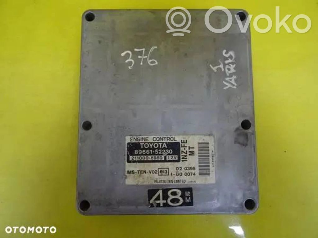 Toyota Yaris Engine control unit/module 