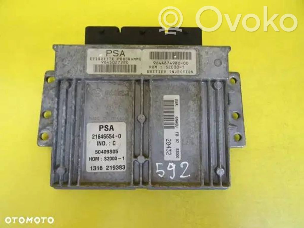 Citroen Xsara Picasso Engine control unit/module 