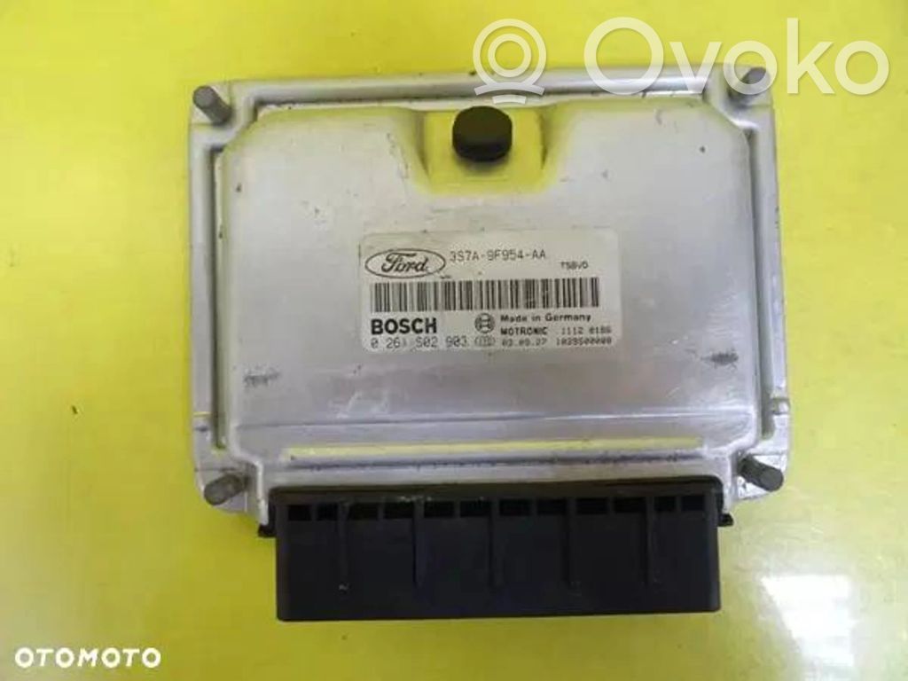 Sterownik / Moduł ECU   0261S02903,3S7A9F954AA,3S7A9F954AA