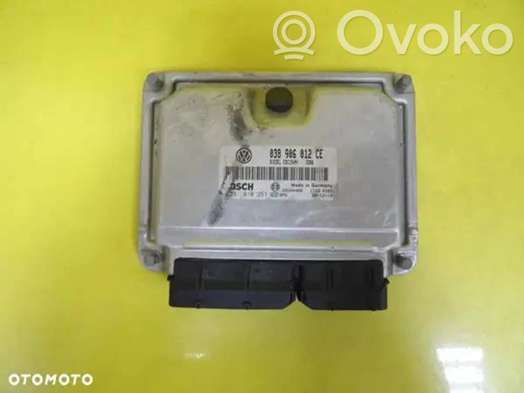 Engine control unit/module   038906012CE,0281010257