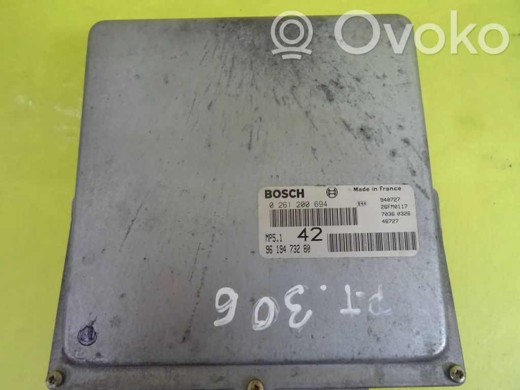 Peugeot 306 Engine control unit/module 