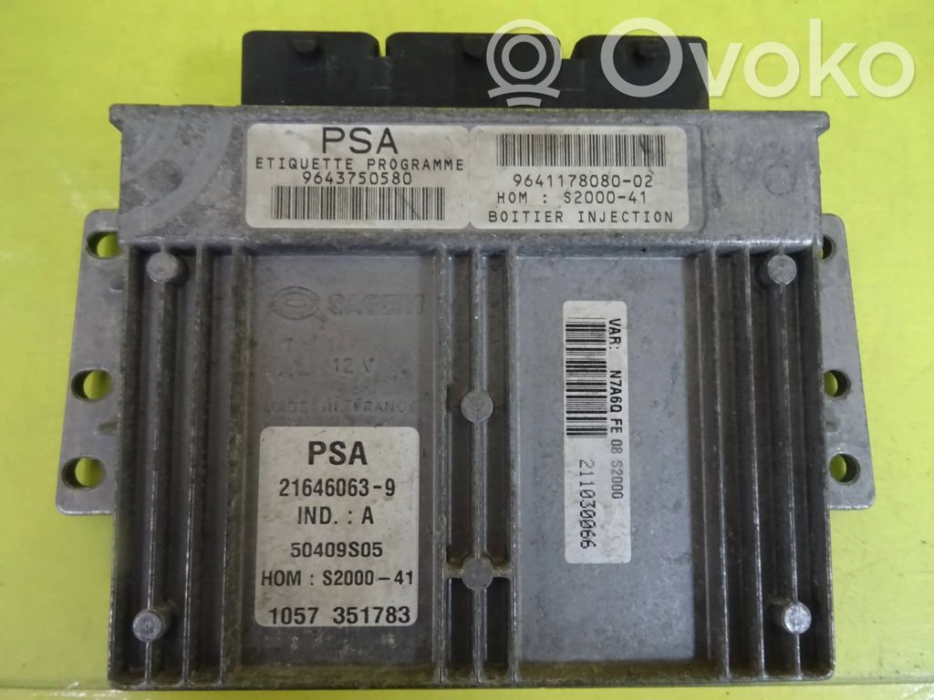 Engine control unit/module   50409S05,9643750580