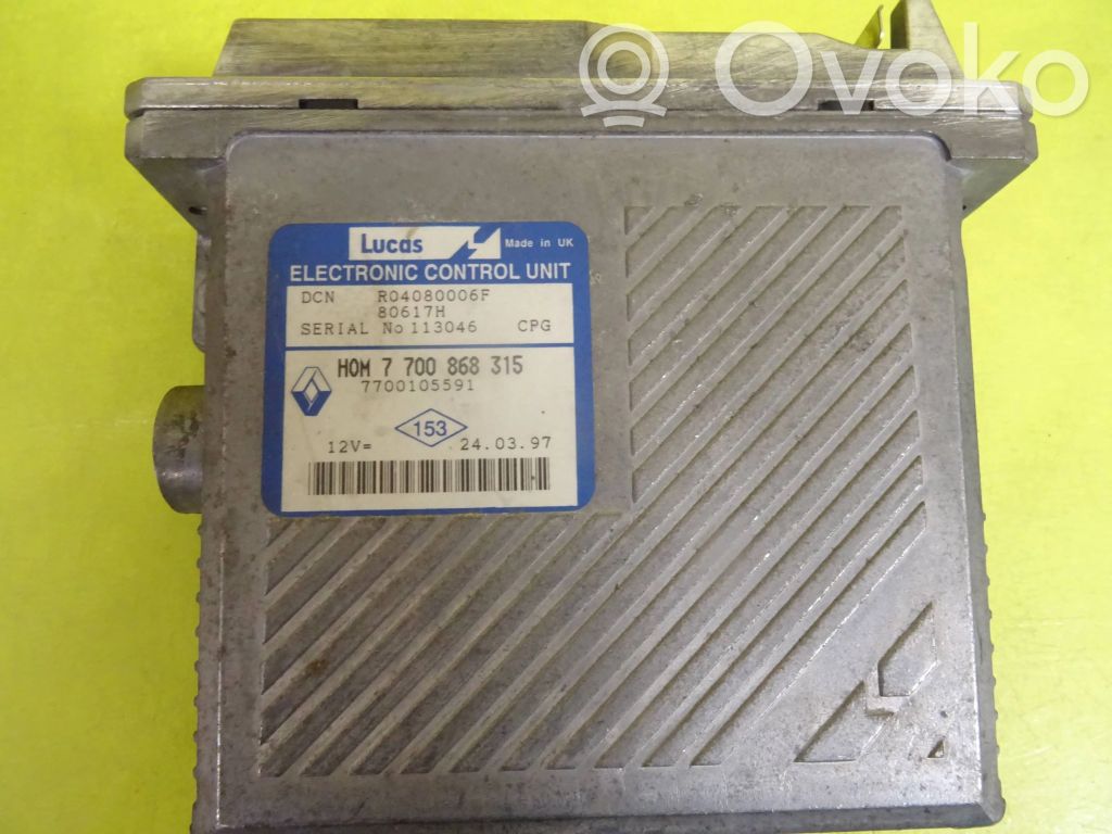 Renault Scenic I Engine control unit/module 