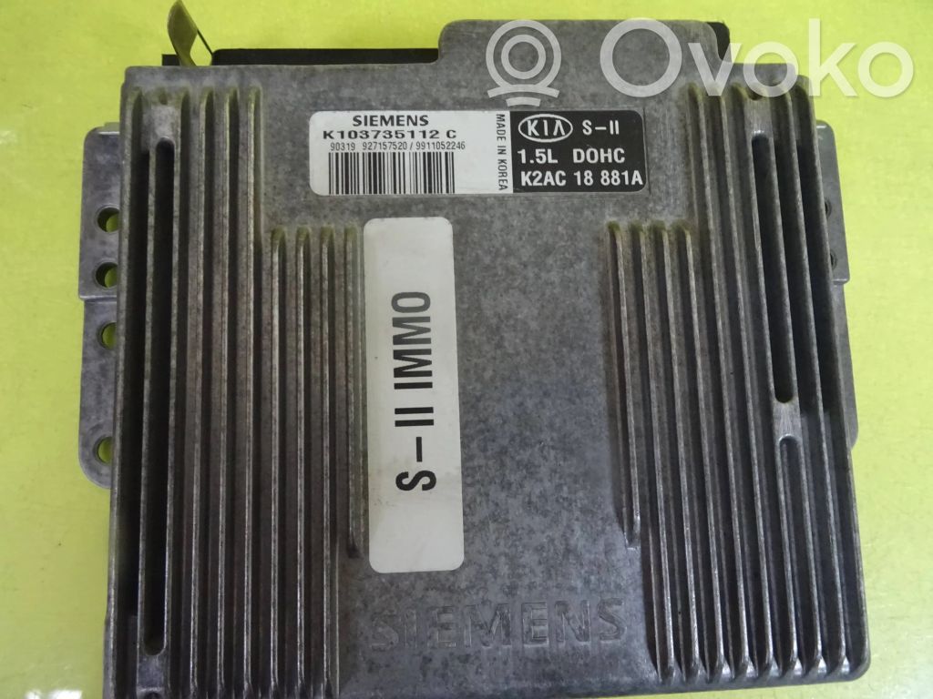 KIA Shuma Engine control unit/module 
