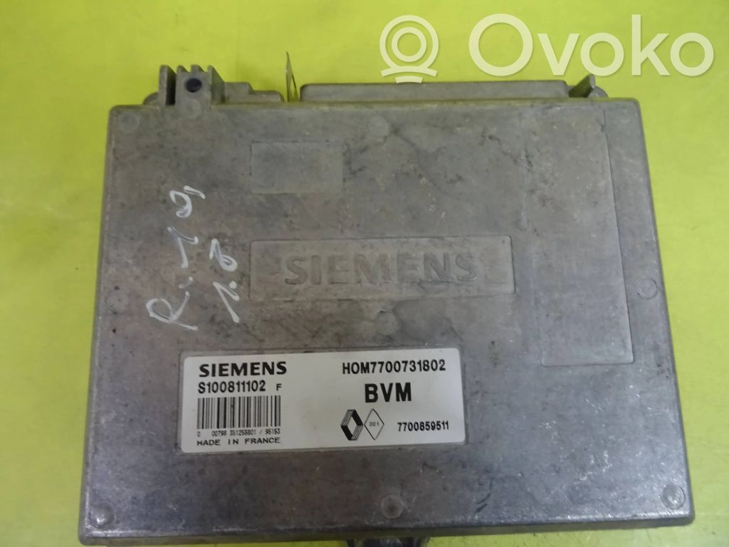 Renault 19 Engine control unit/module 