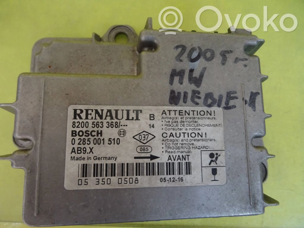 Renault Clio III Airbag control unit/module 