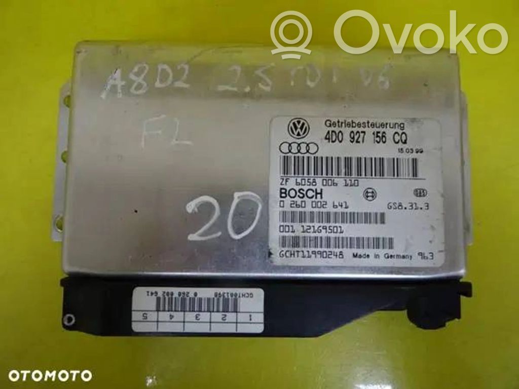 Audi A8 S8 D2 4D Gearbox control unit/module 