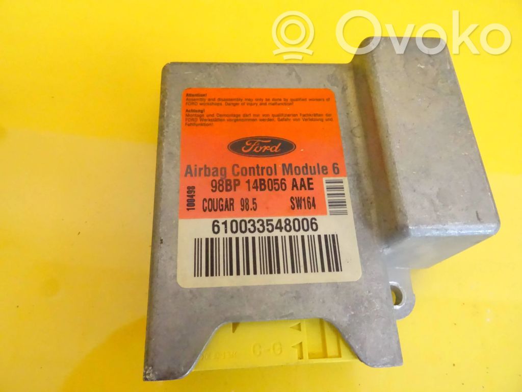 Airbag control unit/module   98BP14B056AAE