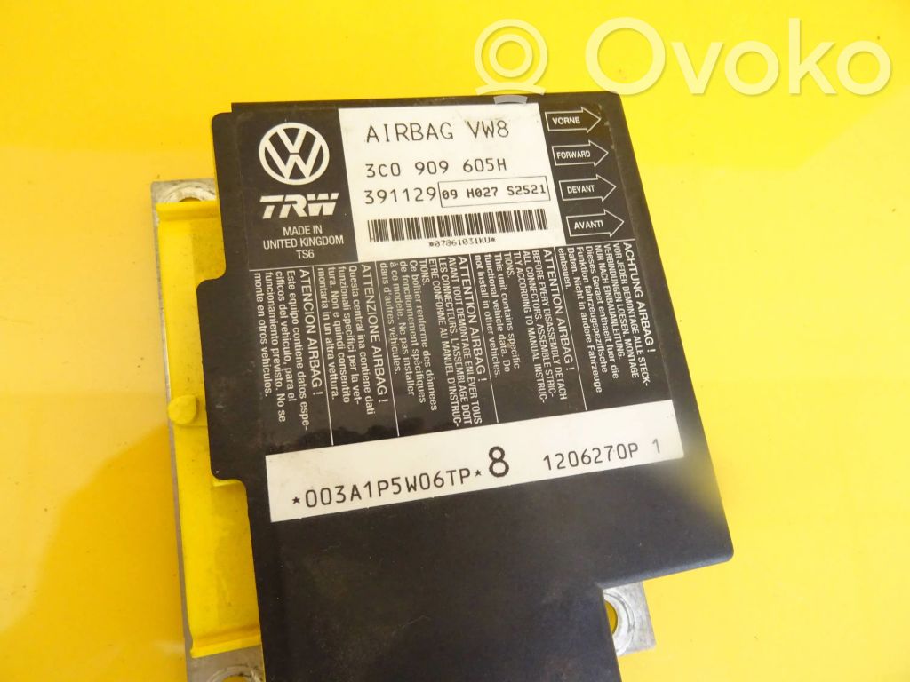 Seat Leon (1P) Airbag control unit/module 