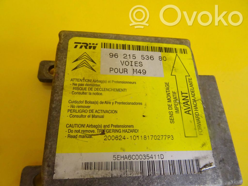 Airbag control unit/module   9621553680
