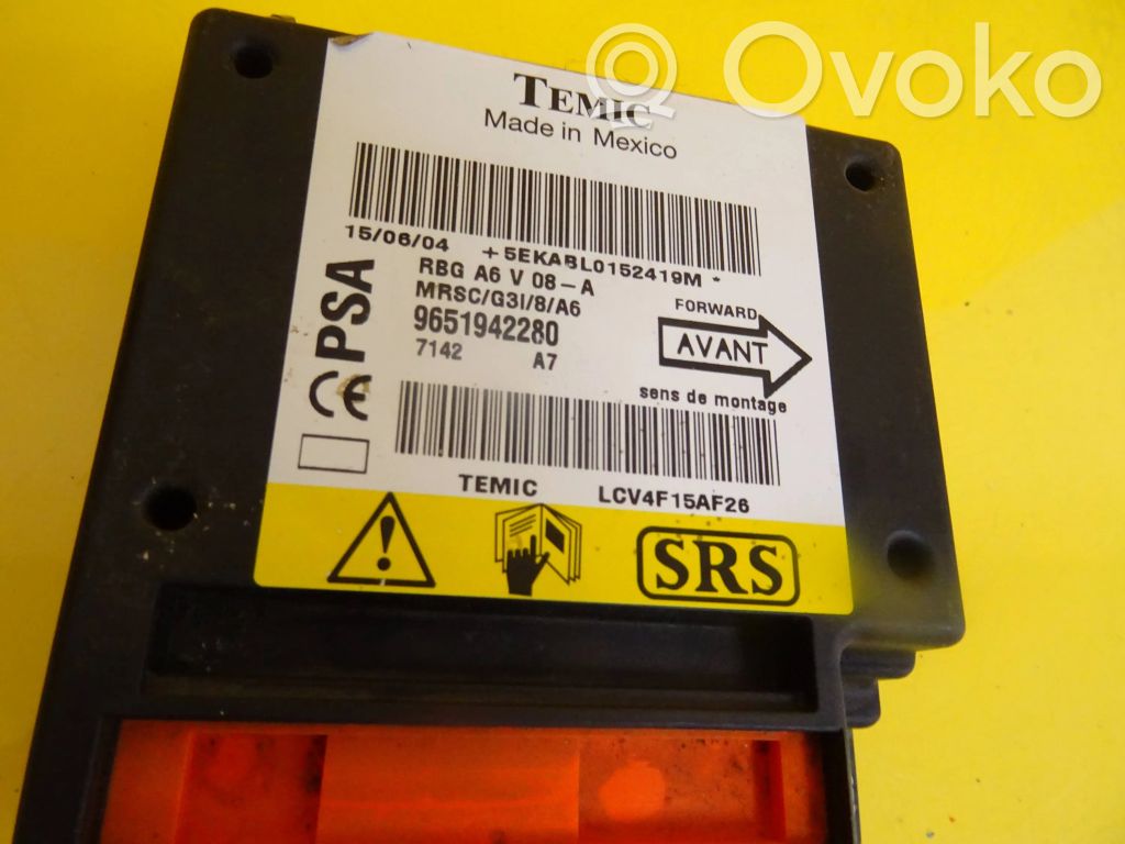 Airbag control unit/module   9651942280