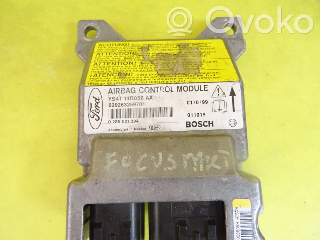 Airbag control unit/module   YS4T14B056AA