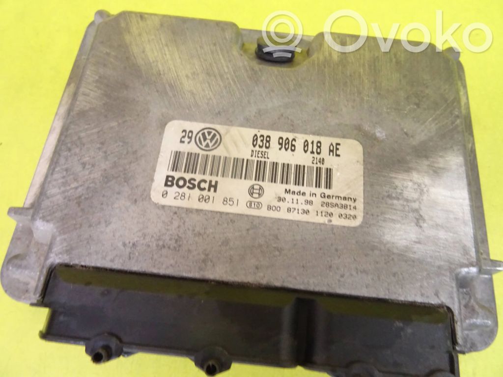 Volkswagen Golf IV Unidad de control/módulo del motor 
