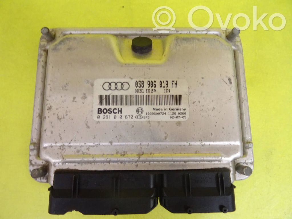 Audi A3 S3 8L Engine control unit/module 