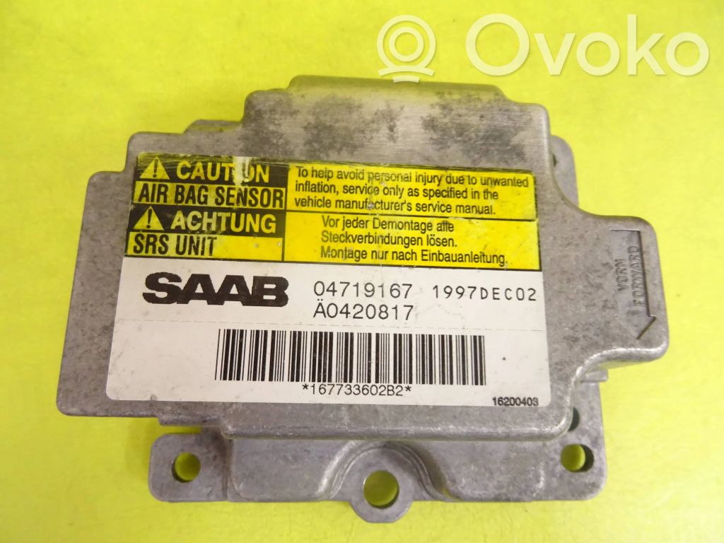 Saab 9-5 Airbag control unit/module 