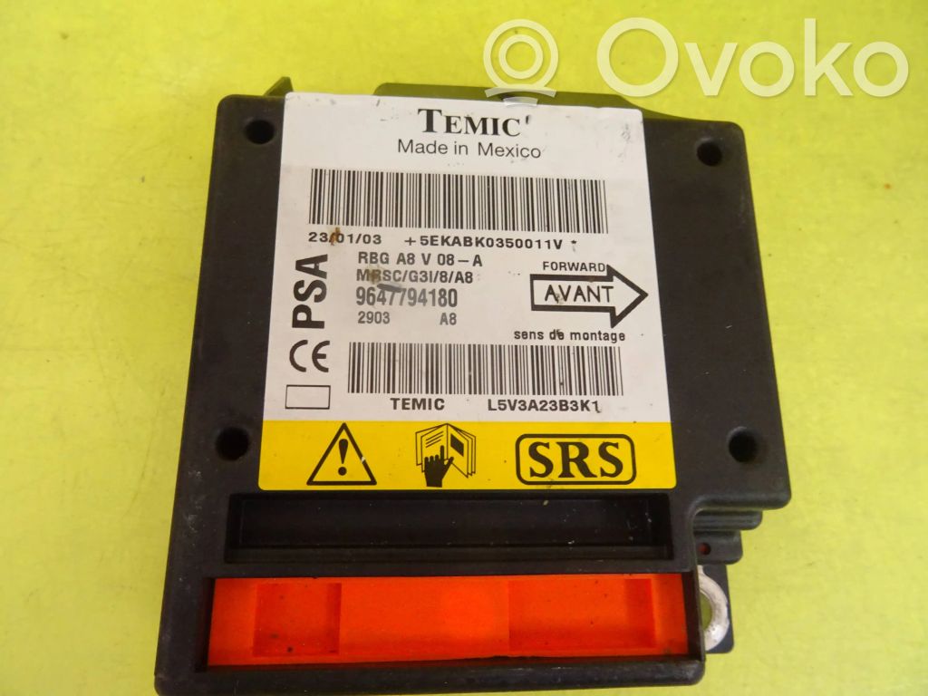 Airbag control unit/module   9647794180