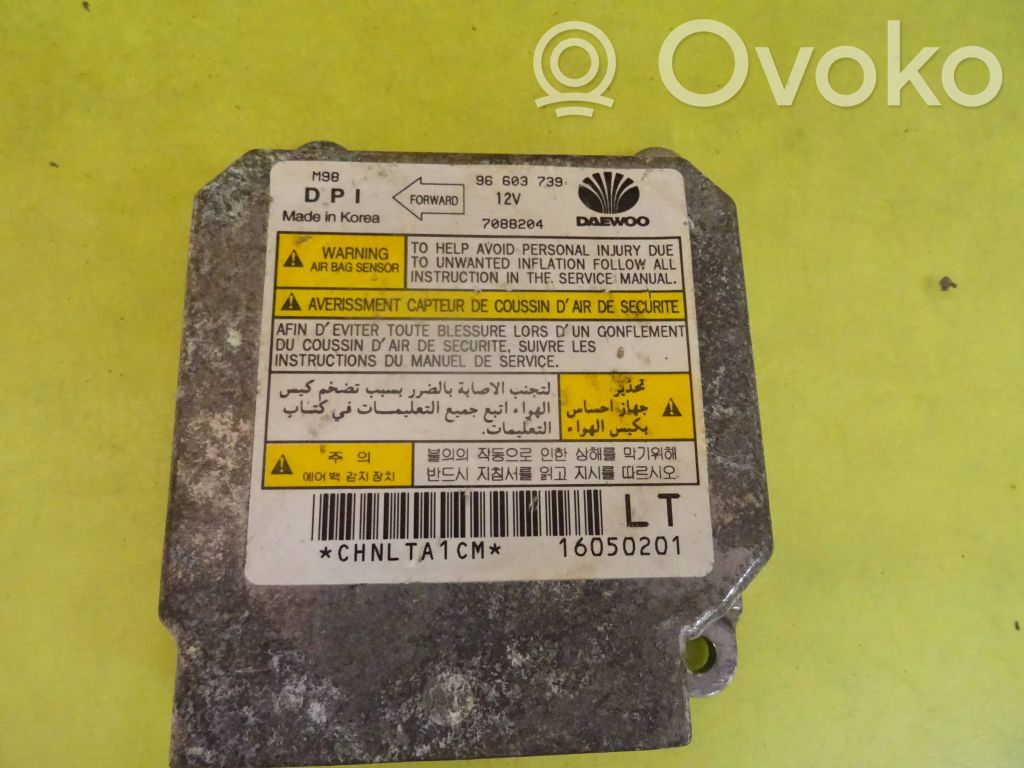 Chevrolet Matiz Airbag control unit/module 