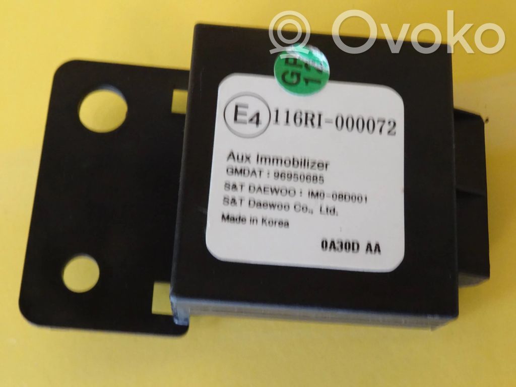Chevrolet Spark Immobilizer control unit/module 